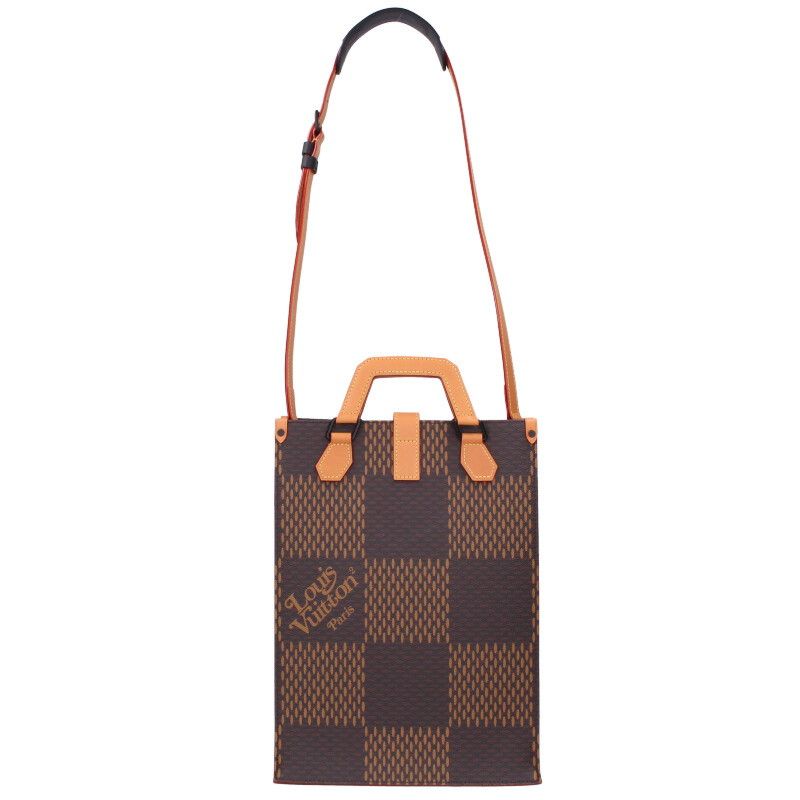 Louis Vuitton Nigot N40355 Mini Tote Damier Ebene Giant Shoulder Tote Bag Men's