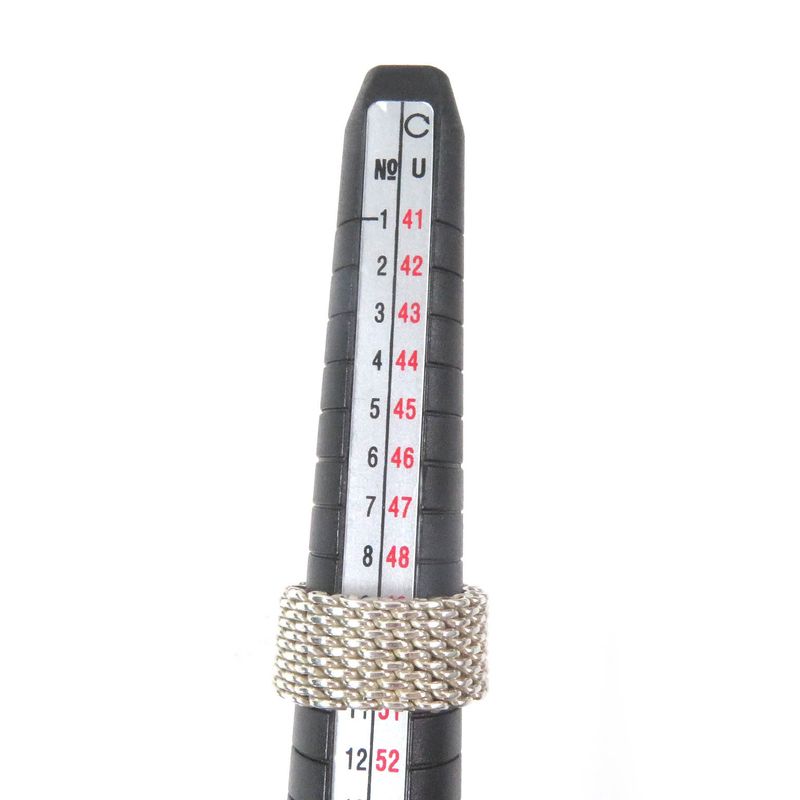 Tiffany & Co Somerset Mesh Ring - Ring Accessory Sv925 Silver - Equivalent To