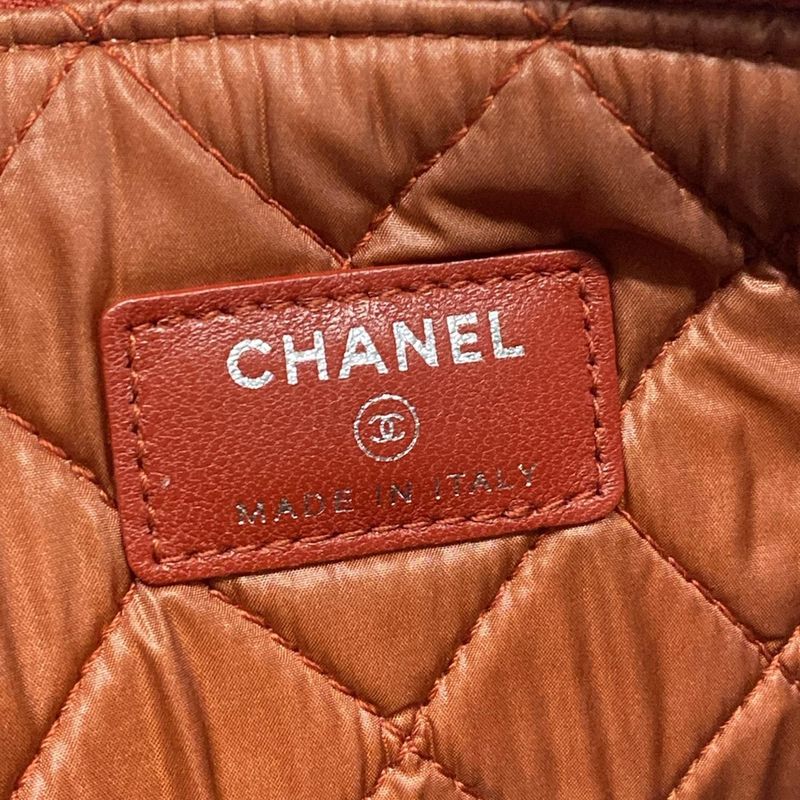 Chanel Clutch Bag Boy Chanel/matelasse Red Vintage Silver Hardware