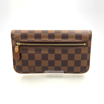 Louis Vuitton Damier Portefeuille Ascot Long Wallet N63171 Brown