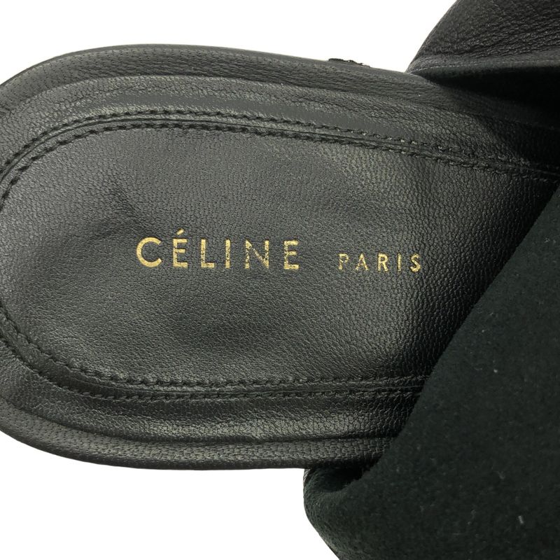 Celine by Phoebe Philo 18ss Wrap Buckles Ankle Boots Black 35.5