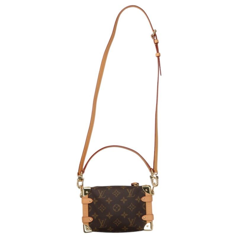 Louis Vuitton M46815 Side Trunk Monogram 2WAY Shoulder Bag Ladies PM