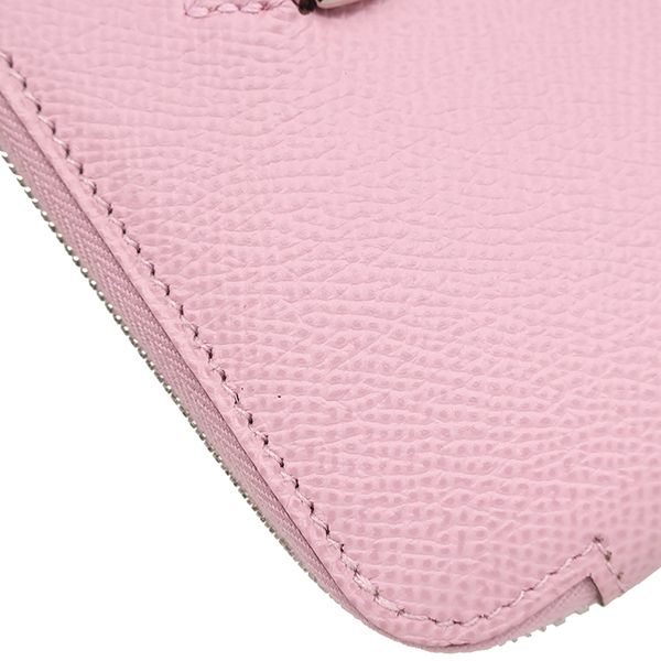 Hermes Long Wallet Nouveau Togo Vosuift Vaux-Epson Mauve Silvestre X Lime X