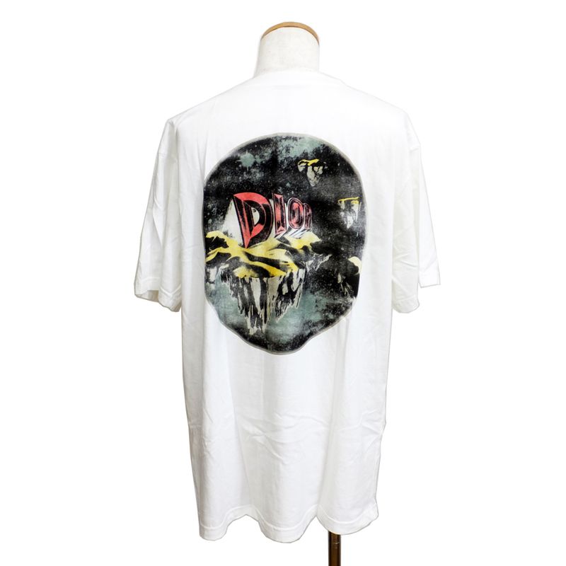 Dior T-shirt Asterodior Print Short Sleeve T-shirt White Size L