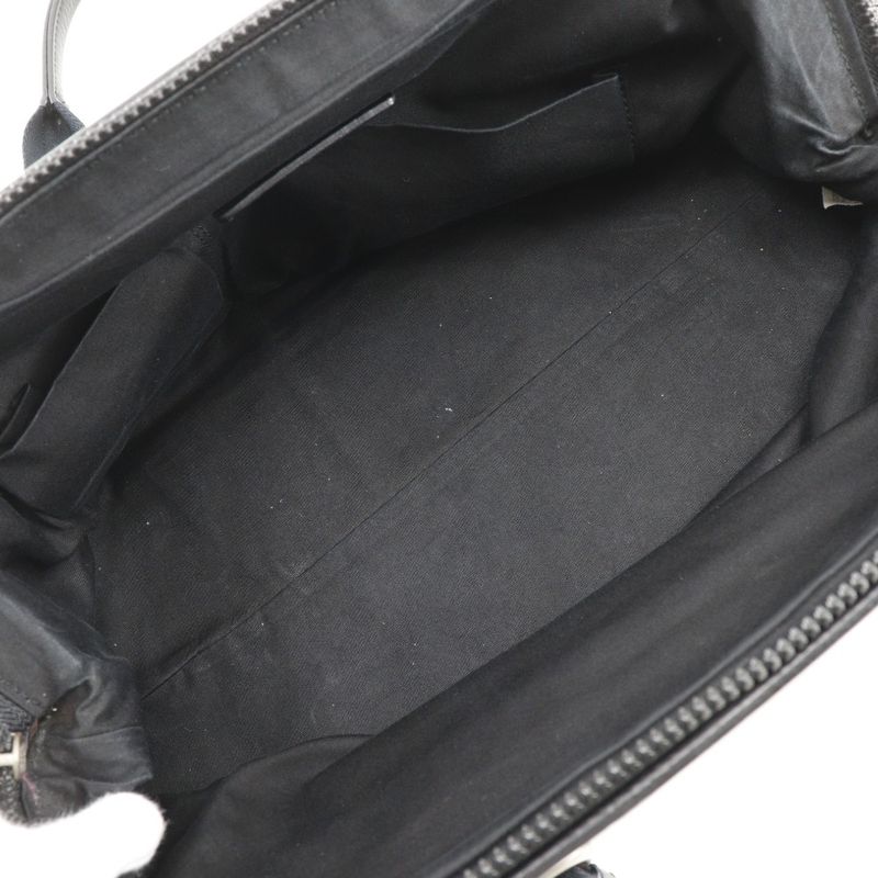 Bottega Veneta Bottega Veneta Canvas And Leather Gray/black Women's Tote Bag