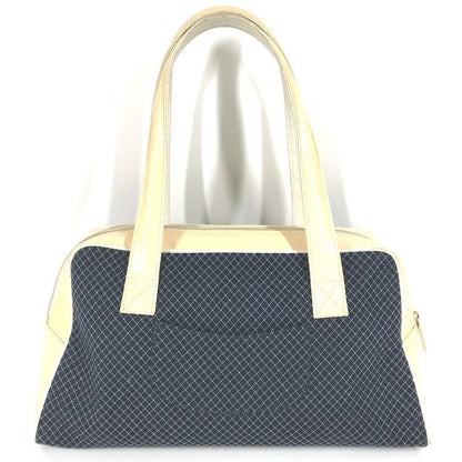 Chanel Shoulder Bag CC Coco Mark Logo Quilted Matelasse Canvas Navy