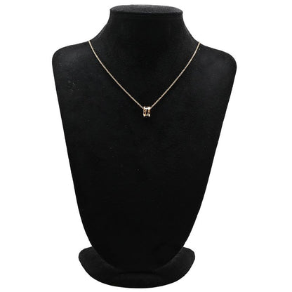 Bvlgari Bvlgari Necklace B-Zero1 Legend Necklace 18k Pink Gold Ceramic Pink
