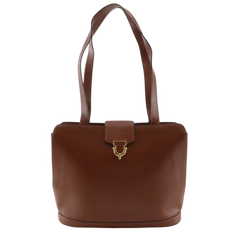 Celine Vintage Calf Brown Women's Tote Bag