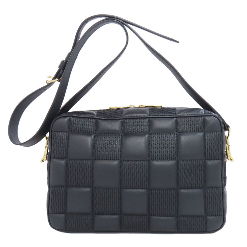 Louis Vuitton M59114 Troca MM Shoulder Bag Lambskin Ladies