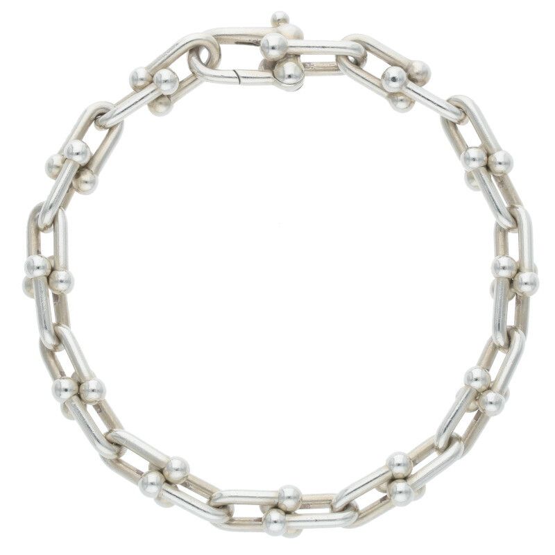 Tiffany & Co Hardwear Hardware Small Link Silver Bracelet Men's S