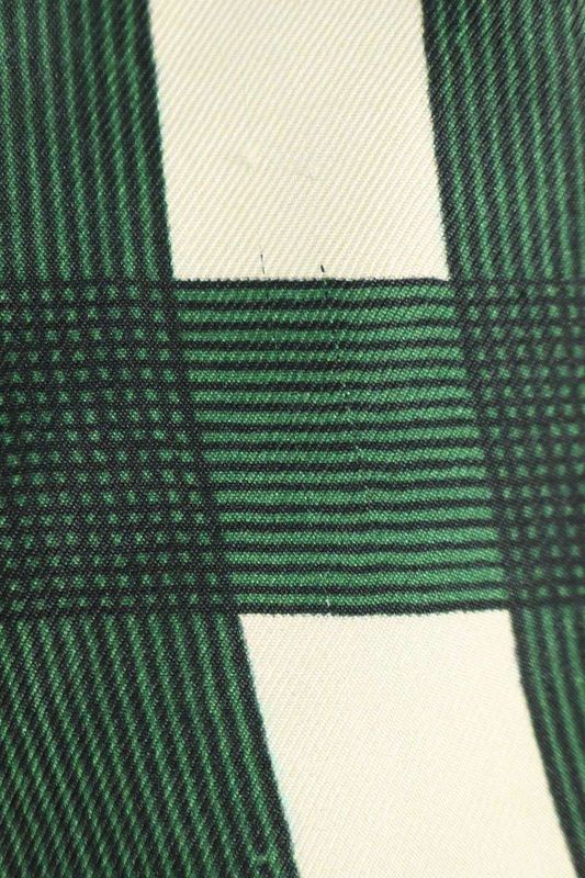 Prada Sph219 Check Print Silk Bermuda Shorts Half Pants Men's L