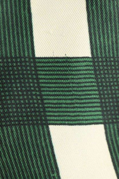 Prada Sph219 Check Print Silk Bermuda Shorts Half Pants Men's L