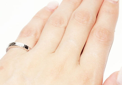 Cartier Ring 18K White Gold Diamond 1P (004ct) Lanier Ring B40587