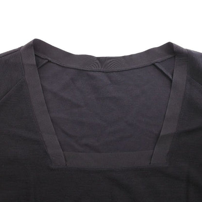 Prada Long Sleeve Rayon And Nylon NERO Black Women's Tunic