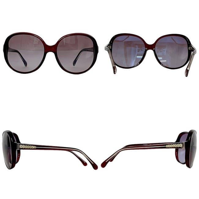 Chanel Sunglasses In Bordeaux Gradient 5196 Excellent Condition Plastic