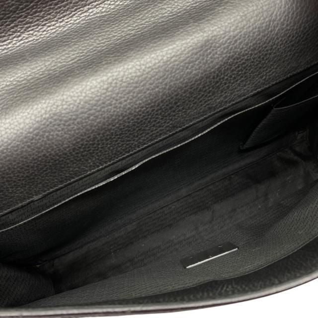 Cartier Pasha Deux Business Bag Briefcase Handbag Calfskin Black