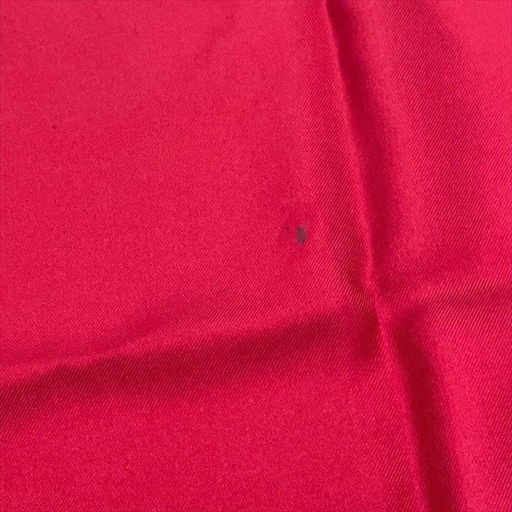 Chanel CC Logo Scarf Large Silk 100% Red