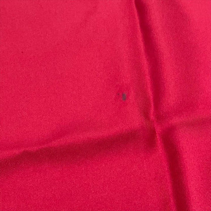 Chanel CC Logo Scarf Large Silk 100% Red