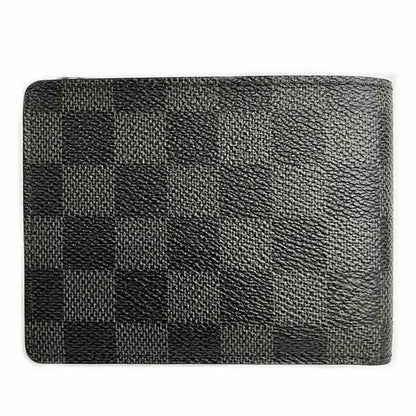 Louis Vuitton Damier Graphite Portefeuille Multiple N63183 Bifold Wallet For Men