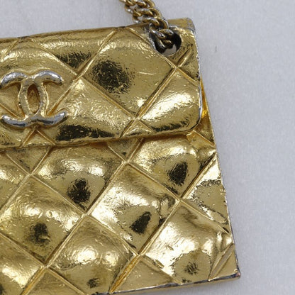 Chanel Matelasse Bag Motif Coco Mark Vintage Gold Plated 93A Ladies 37.8g