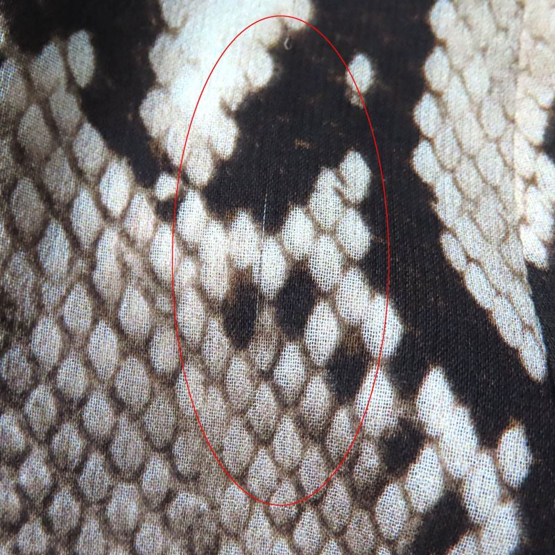 Celine 22AW 2j517879s 100% Silk Python Print Knee-length Draped Skirt Brown 34