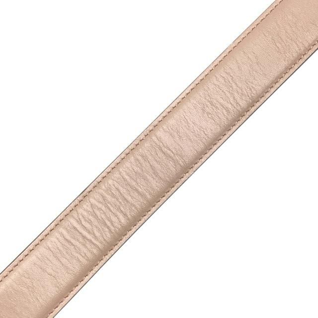 Gucci 391271 Belt Accessories Small Reversible GG Supreme Canvas Leather Pink