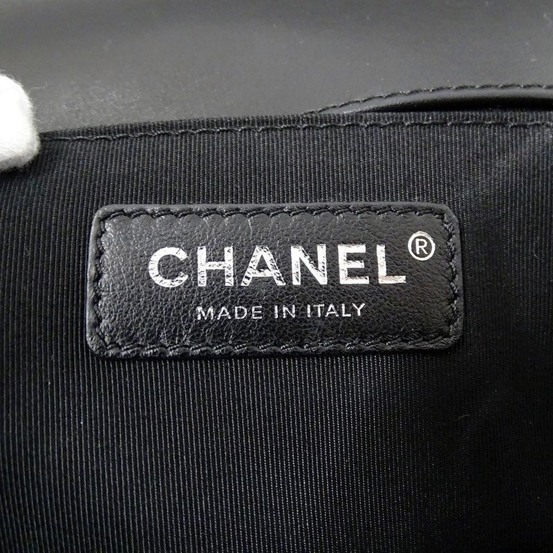 Chanel Bag Boy Chanel Women's Brand Shoulder Bag Tweed Leather Black White