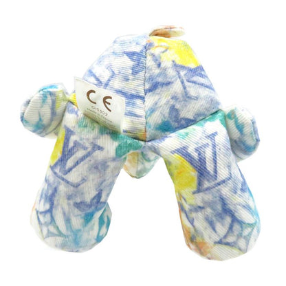 Louis Vuitton Monogram Doudou Louis Gi0502 Stuffed Animal Organic Cotton Blue