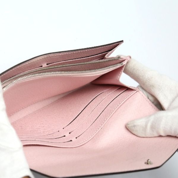 Louis Vuitton M61216 Epi Portefeuille Sarah Long Wallet With Coin Purse