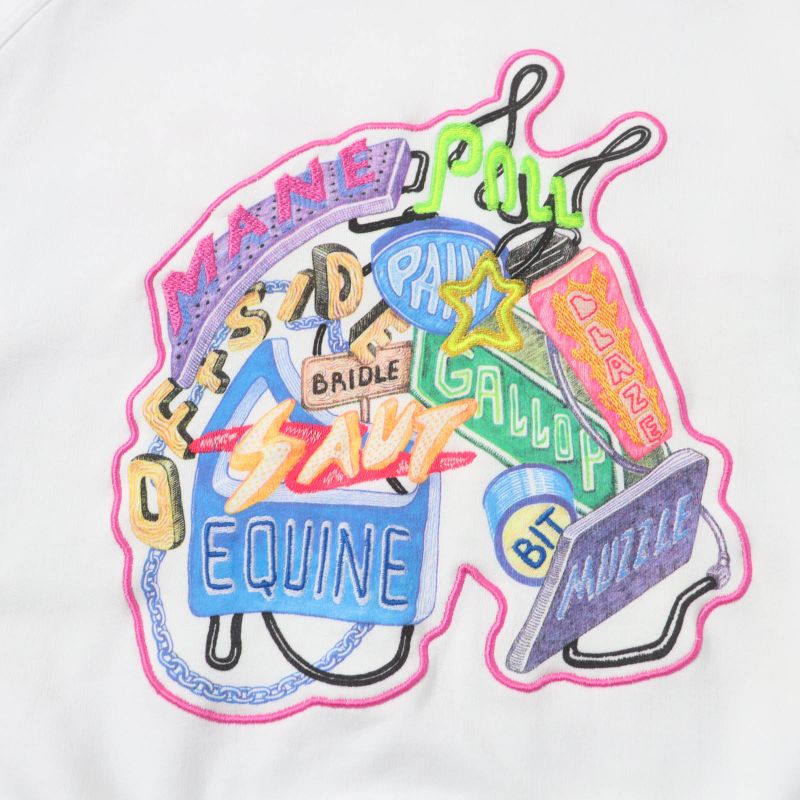 Hermes 23SS 3e4626da Chevaloscope 100% Cotton Embroidered Print Sweatshirt