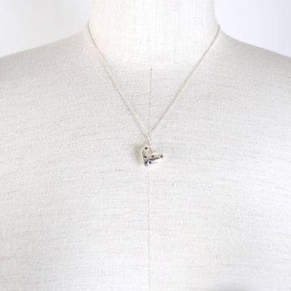 Tiffany & Co Vintage Dot's Heart Necklace Rare Old Tiffany & Co