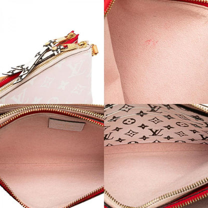 Louis Vuitton Monogram Giant Pochette Double Zip Crossbody Shoulder Bag M67561