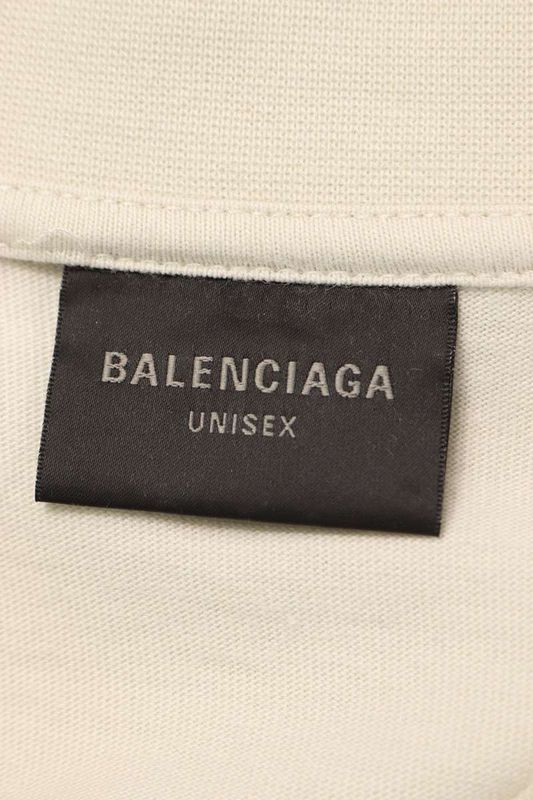 Balenciaga 22AW 712398 Tnvb3 Be Different Embroidery T-shirt Men 2