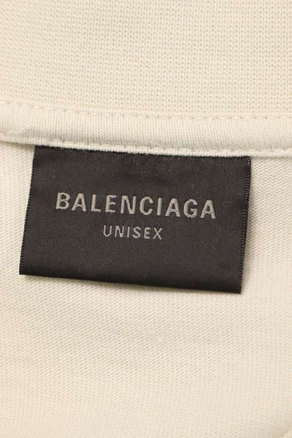 Balenciaga 22AW 712398 Tnvb3 Be Different Embroidery T-shirt Men 2