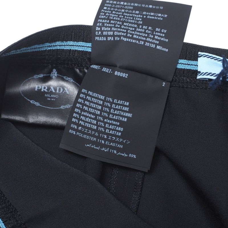 Prada Pants Size 38S Side Zip Stretch Skinny Pants Made In Italy 20250121