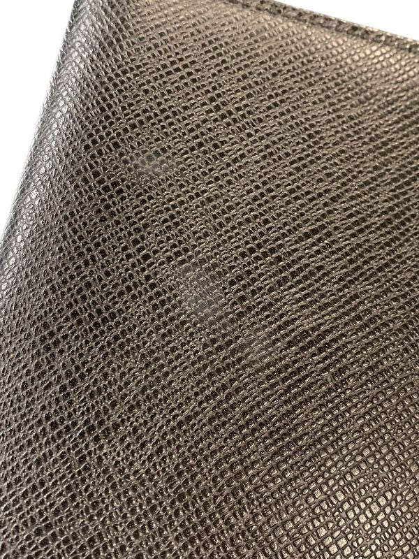 2577 Louis Vuitton Portefeuille Brazza Long Wallet M32572 Taiga Ardoise Black