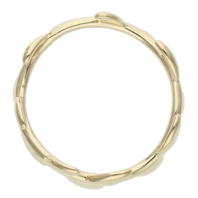 Tiffany & Co Olive Leaf 18K Yellow Goldring Men's #11