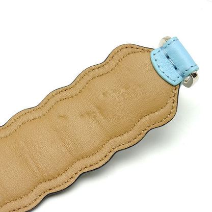 Fendi Strap You Shoulder Strap Studded Blue With Pink Studs