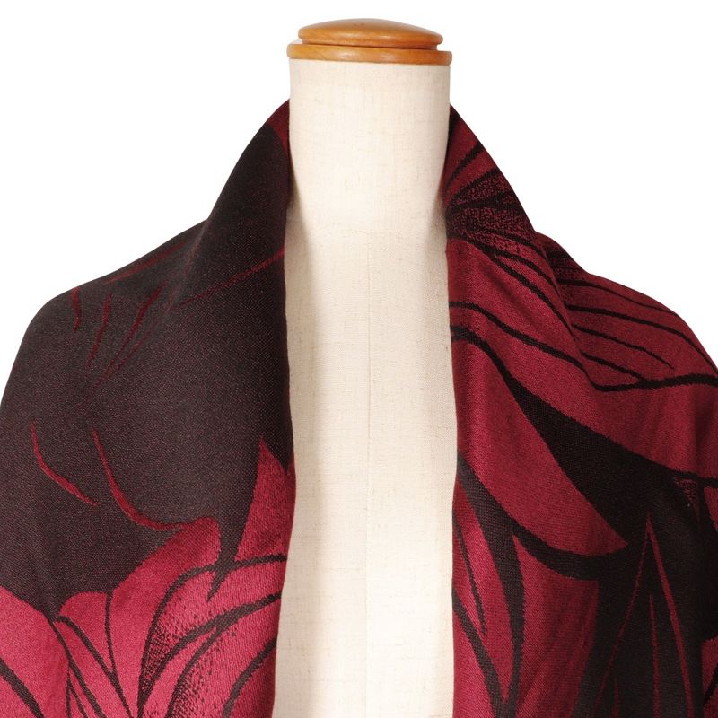 Balenciaga Stole Silk And Wool Bordeaux Women's Stole