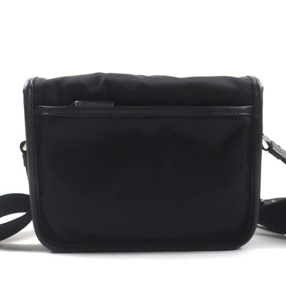 Prada 2vd034 Triangle Logo Triangle Plate With Pouch Nylon Tessuto Saffiano