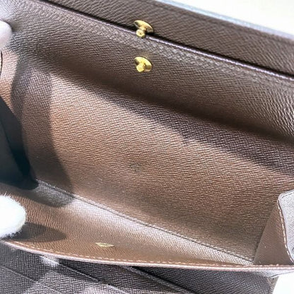 Louis Vuitton Damier Portefeuille International N61217 Trifold Wallet Unisex