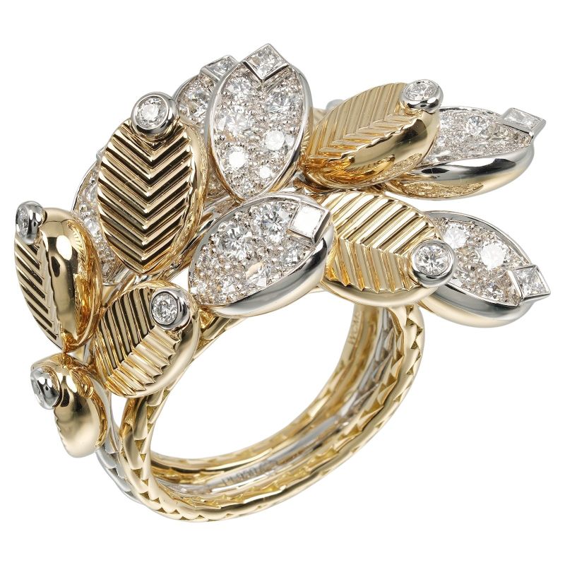 Cartier Grande Cafe H4414200 18K Yellow Gold × Pt950 Platinum × Diamonds #15