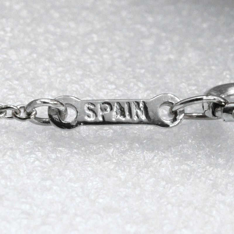 Tiffany & Co Open Heart Elsa Peretti 925 Silver Ladies 2.1g Necklace