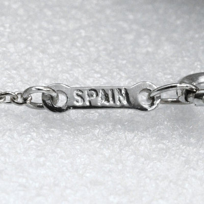 Tiffany & Co Open Heart Elsa Peretti 925 Silver Ladies 2.1g Necklace