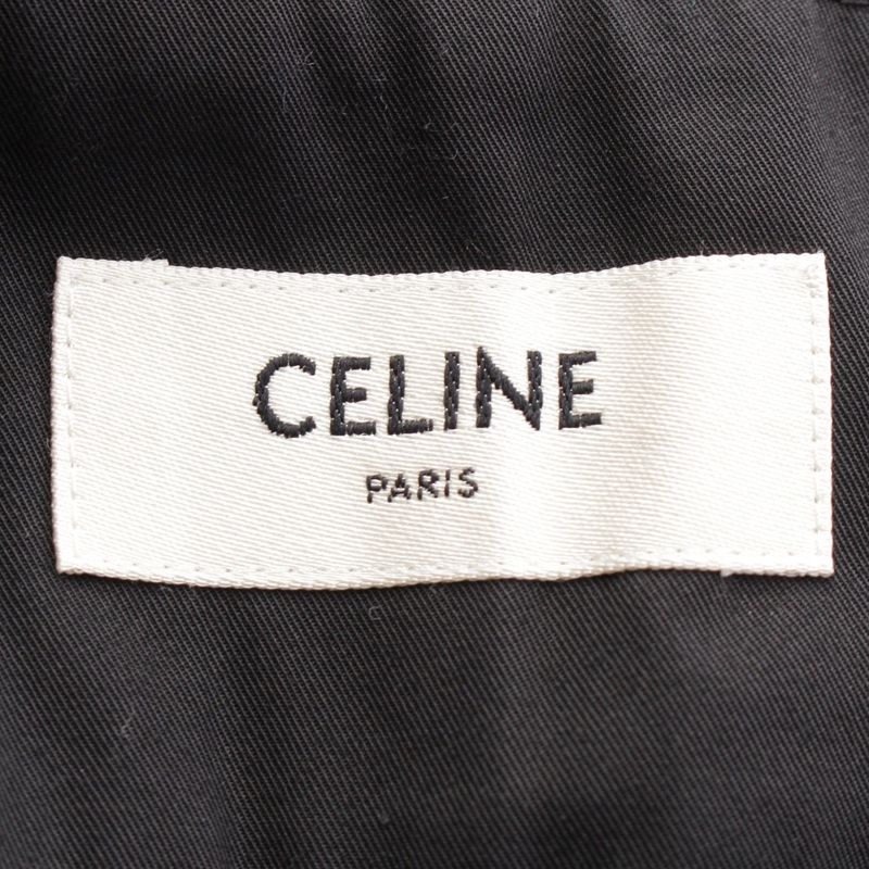 Celine Edith Liman Edith Liman Cotton Snap Button Gold Button High Waist Skirt