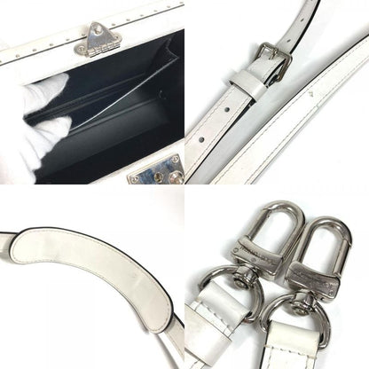 Louis Vuitton Shoulder Bag Trunk Clutch Box M11049 Monogram Canvas White