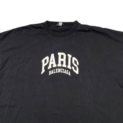 Em0764 Balenciaga Logo Long Over Long Sleeve T-Shirt 681046 5 Size S
