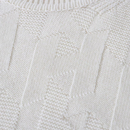 Hermes 23AW 3h2617d4 Wool H Motif Crewneck Long Sleeve Knit Pullover Ivory 34