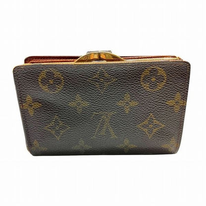 Louis Vuitton Monogram Porte Monevier Viennois M61663 Clasping Bifold Wallet