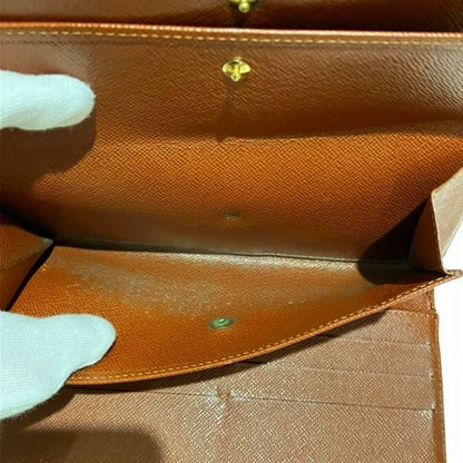 Louis Vuitton Monogram Portefeuille International M61217 Long Wallet Unisex